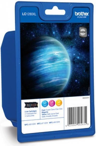 Cartuse cerneala Brother LC1280XLRBWBP (CMY)