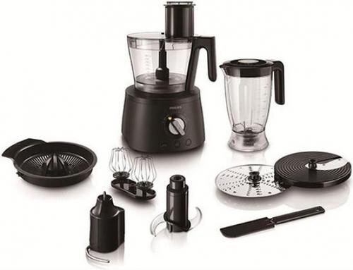 Robot de bucatarie Philips HR7776/90, 1300W, 2.4L bol(Negru)